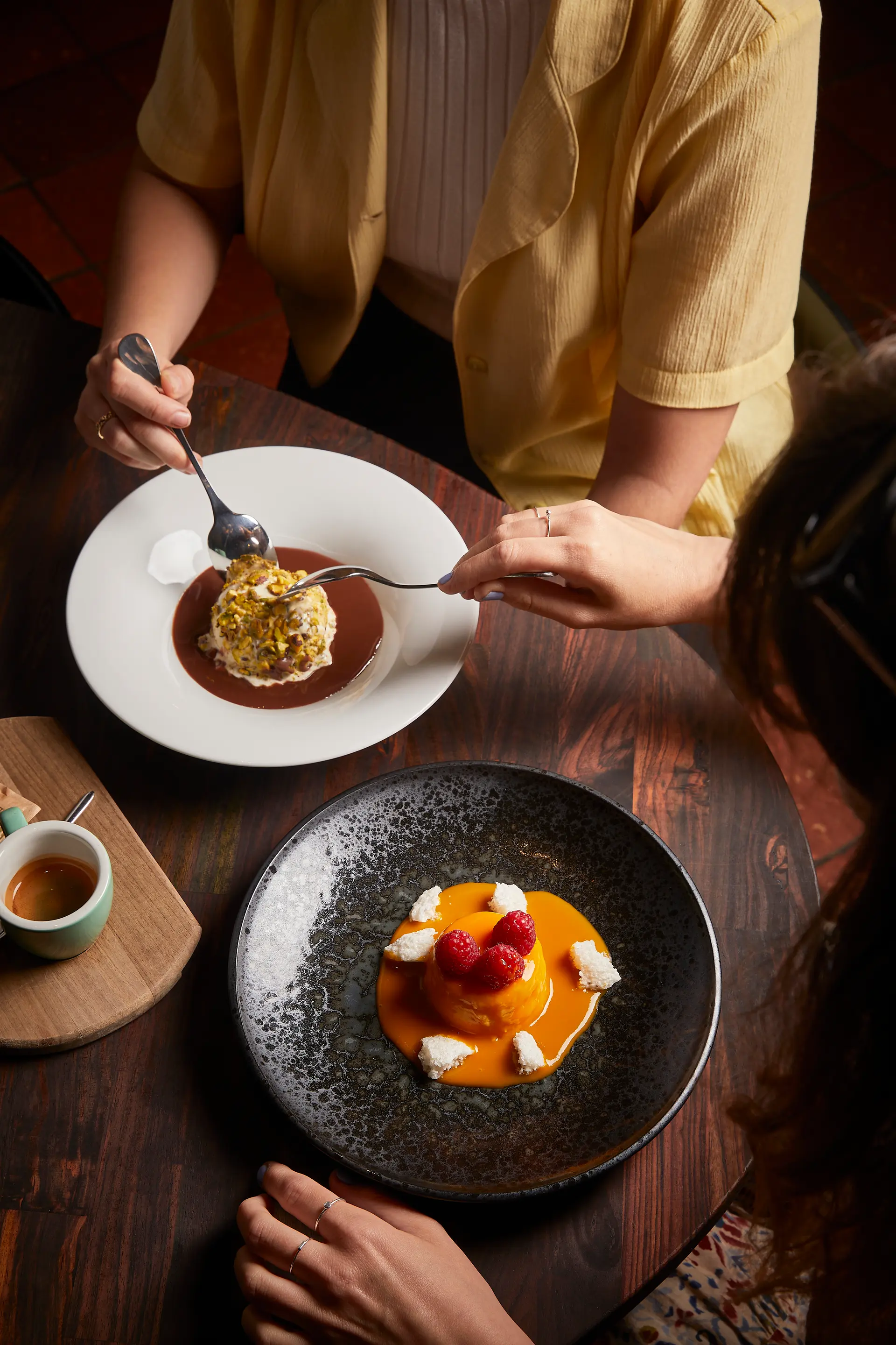 Desserts at Brasileiro restaurant.